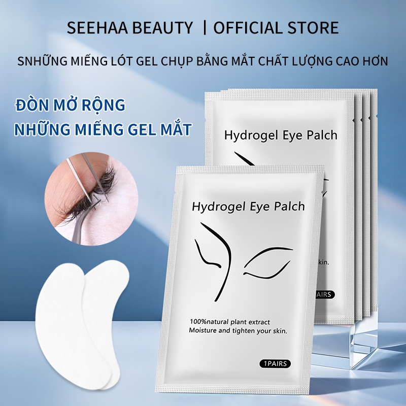 Túi 50 cặp mi gel pad dán mi mắt, gel pad dán mi dưới kích mi dưới