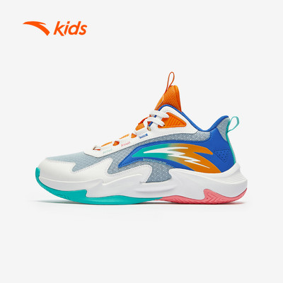 ANTA KIDS Giày bóng rổ bé trai Size 33-40 Basketball Shoes Giày thể thao cổ cao êm ái A125D1102