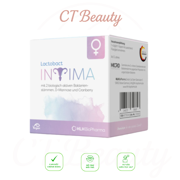 Viên Uống Lactobact Intima Cân Bằng Hệ Vi Sinh Vùng Kín Hộp 60 Viên Từ Đức