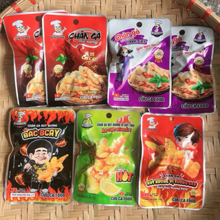 Combo 20 chân gà rút xương Cửu Ca mix 5 vị đa dạng thơm ngon dai giòn. Food Ăn vặt 