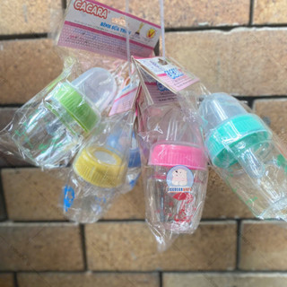 Bình Sữa Cacara ( Lốc 6 Bình ) Cho Bé 140ml,40ml,250ml Có Quai/ Không  Quai In Hình Dễ Thương