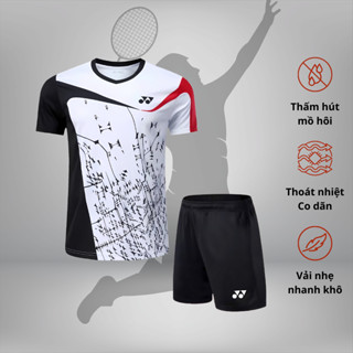 Bộ quần áo cầu lông thể thao dùng cho nam & nữ vải nhẹ, thoáng khí, thấm hút mồ hôi A9