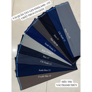  VẢI QUẦN TÂY NAM CASHMERE WOOL & SILK | MỊN | MỀM | CO GIÃN TỐT | ĐỘ RŨ ĐẸP | SANG TRỌNG 