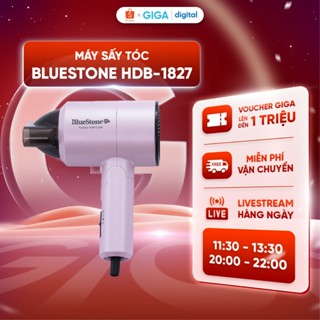  Máy sấy tóc Bluestone HDB-1827 - Công suất 1100W - 2 tốc độ sấy nóng và 1 sấy mát bảo vệ tóc 