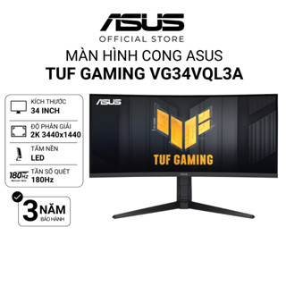  Màn hình Gaming ASUS TUF VG34VQL3A 34 inch | VA | WQHD | 180Hz 1ms Cong 
