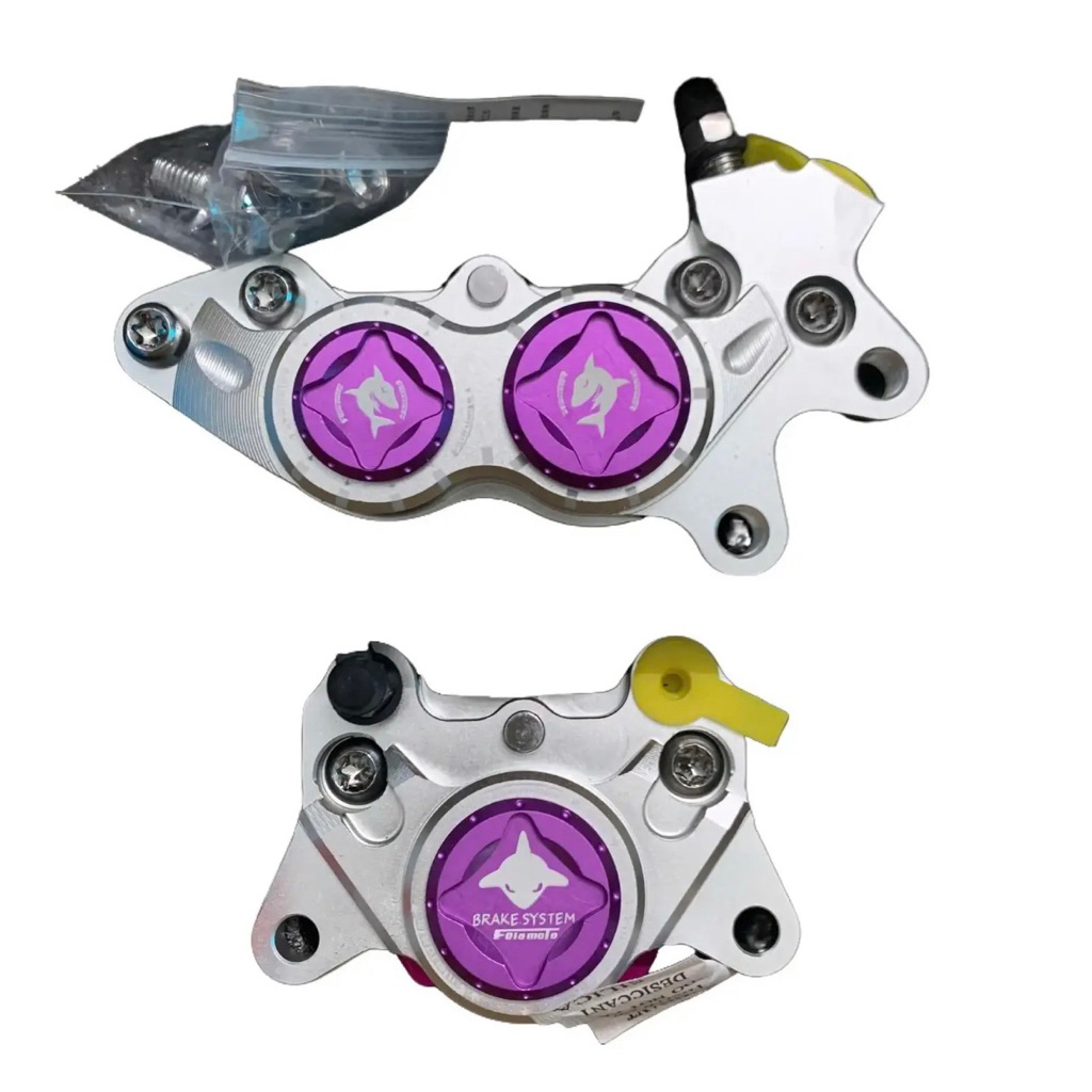 Heo cá mập 4pis ,2pis CNC dùng cho phanh đĩa xe điện (kèm ốc dầu)p