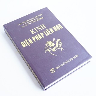 Sách - Kinh Diệu Pháp Liên Hoa (Bìa Da)