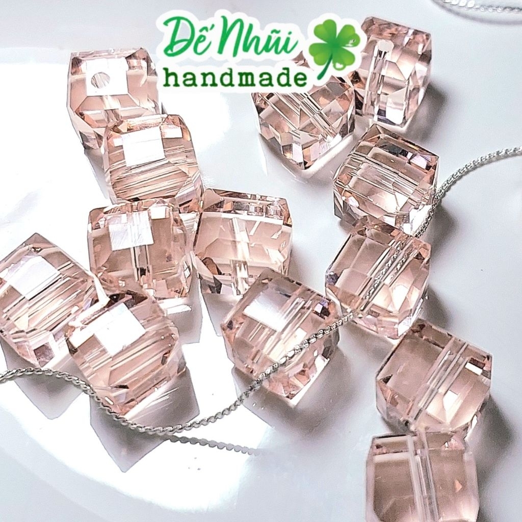Viên Pha Lê💎Khối Vuông 10mm