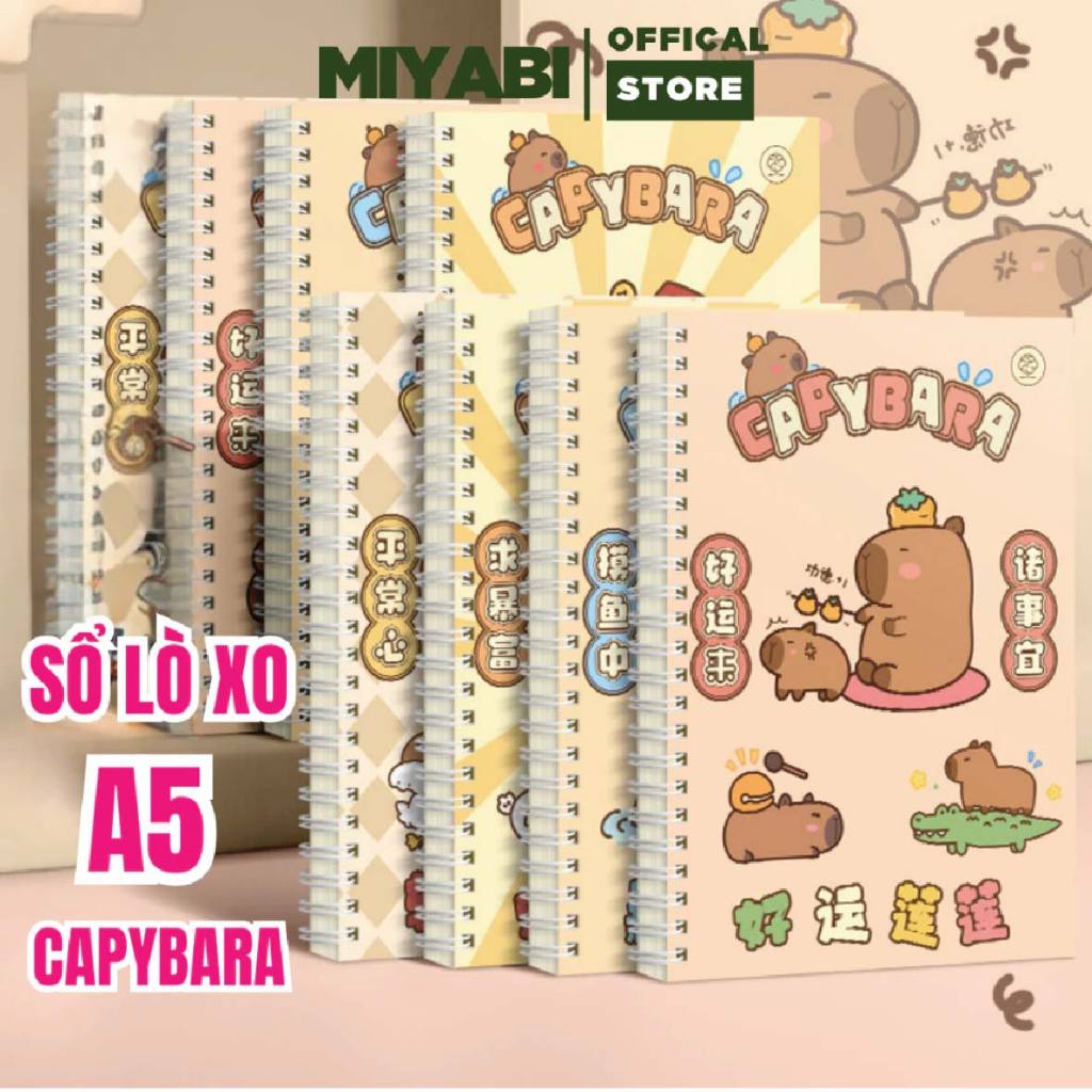 2 cuốn sổ A5 , Sổ Ghi Chép Học Tập Mẫu Xinh Xắn, Sổ A5 Thiết Kế Dễ Thương