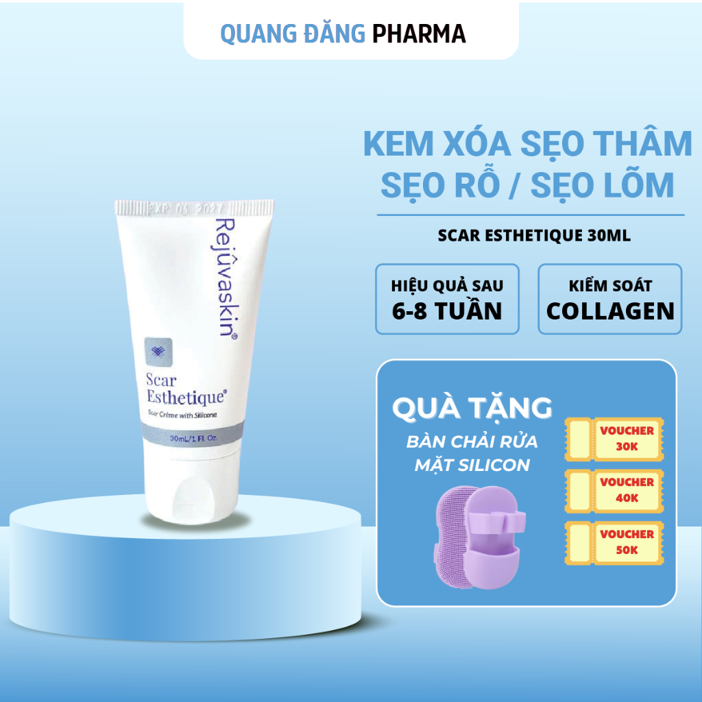 Kem Xoá Sẹo Thâm / Rỗ / Lõm Scar Esthetique Rejuvaskin 30ml