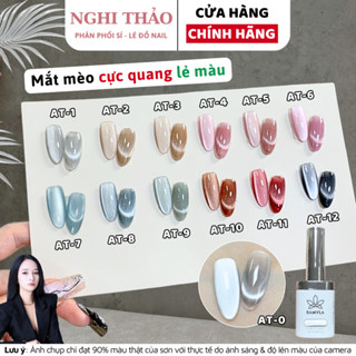 Sơn gel mắt mèo cực quang lẻ màu RAMYLA Nghi Thảo Nails