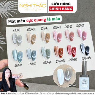 Sơn gel mắt mèo cực quang lẻ màu RAMYLA Nghi Thảo