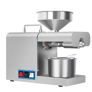 Máy ép dầu lạc Vừng Đậu tương Hạnh nhân BẢO KHANG công Suất 820W inox sáng đẹp