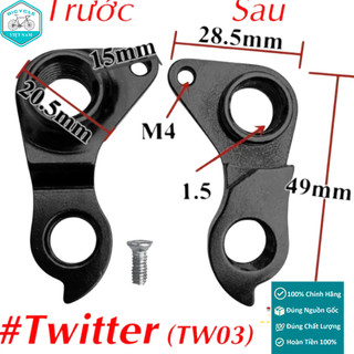 Móc Pas Gắn Củ Cùi Đề Cho Khung Sườn Xe Đạp TWITTER – Hàng Chính Hãng