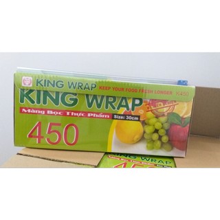 AMZO_MÀNG BỌC THỰC PHẨM BẢO QUẢN THỨC ĂN TRÁI CÂY PVC - SIZE 30CM KÈM DAO CẮT TIỆN LỢI MANGO 400