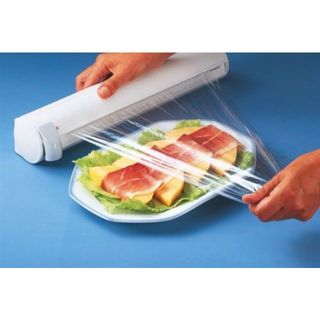 AMZO_MÀNG BỌC THỰC PHẨM BẢO QUẢN THỨC ĂN TRÁI CÂY PVC - SIZE 30CM KÈM DAO CẮT TIỆN LỢI MANGO 400