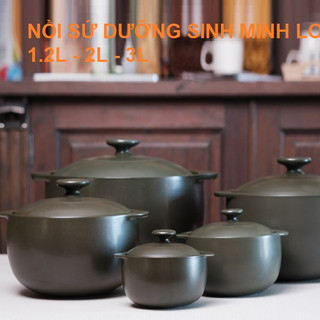 nồi đất gốm sứ Minh Long - nồi đất sứ Minh Long