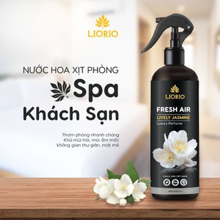  Nước hoa xịt phòng Liorio Fresh Air cao cấp giúp thơm phòng - khử mùi thư giãn hỗ trợ đuổi muỗi 