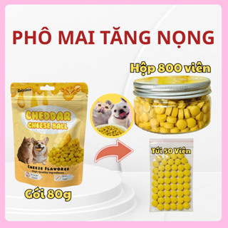  Phô mai tăng nọng mặt béo ú cho chó và mèo Cheese Ball - Bổ sung chất,tăng đề kháng chắc khỏe xương và mượt lông 