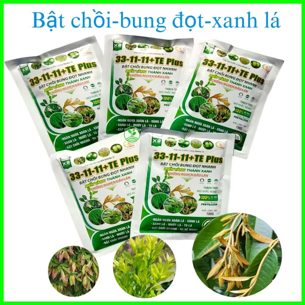 Phân bón 33.11.11+Te Plus gói 100gam