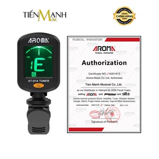 [Chính Hãng] Máy Lên Dây Aroma AT-01A Đàn Guitar, Ukulele, Violin - Tuner AT01 Chỉnh Âm Bass, Chromatic AT1 AT01A
