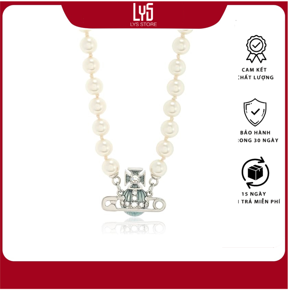 Dây chuyền Vivianwestwood  Roxanne Pearl 6208