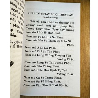 Sách - Kinh Từ Bi Thủy Sám Pháp