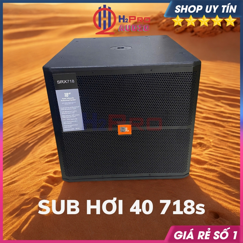 Loa Sub Hơi Bass 40 JB 718S 1600W Từ 190, coil 76, Xương Đúc (Tặng Dây Khẩu), Sub Hơi 40 Cao Cấp
