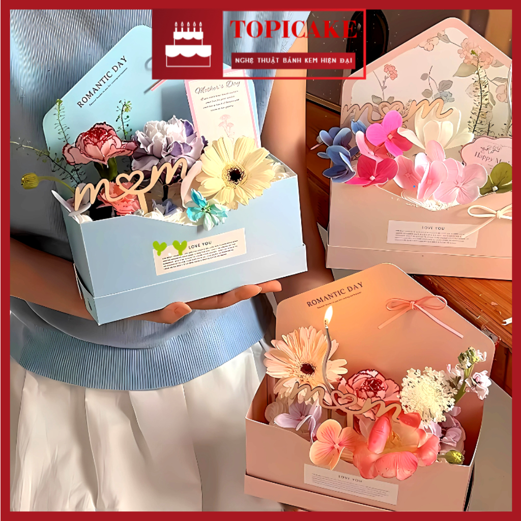 Túi Romantic Đựng Quà Tặng Sang Trọng, Làm Quà Tặng Mẹ, Ny, Vợ Chồng, Bạn Bè Ngày 8/3 - 20/10 - 20/1