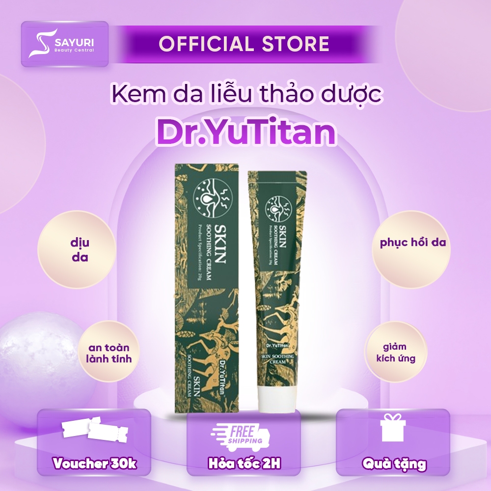 Gel Da Liễu Phục Hồi Da Dr.YuTitan – Kem Dr.Yu Titan Làm Dịu Da Kích Ứng, Giảm Mẩn Đỏ, Sưng Tấy, Hỗ 
