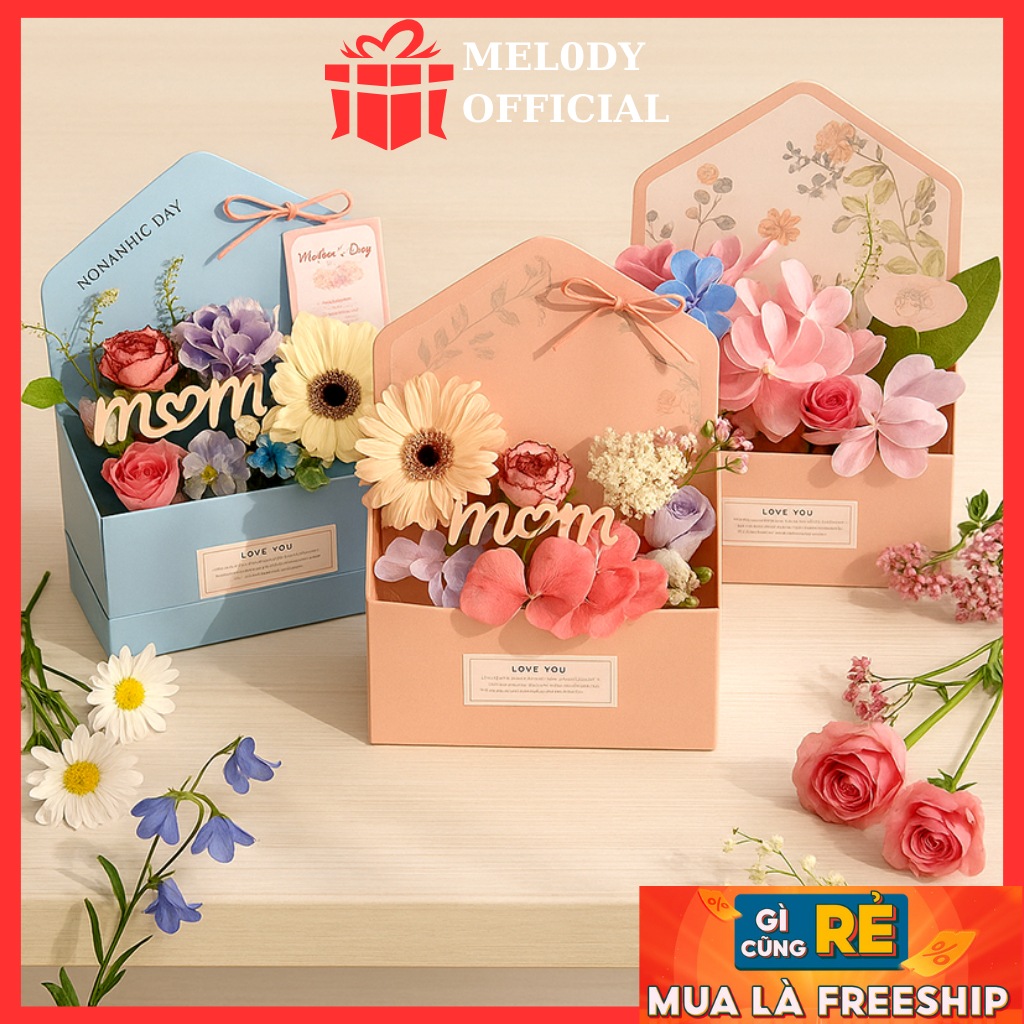 Túi Romantic Đựng Quà Tặng Sang Trọng, Làm Quà Tặng Mẹ, Người Yêu, Vợ Chồng, Bạn Bè Ngày 8/3 - 20/10
