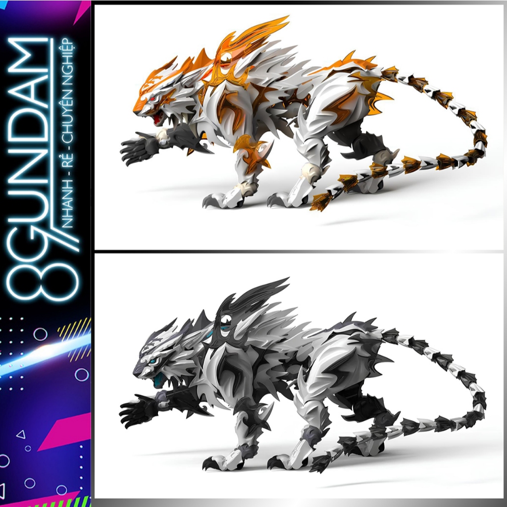 [CÓ SẴN] Mô Hình Lắp Ráp White Tiger Baihu Bạch Hổ SHENX
