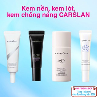  Kem chống nắng mini CARSLAN giúp nâng tone dưỡng da che phủ cao bám nền tốt kháng nước và mồ hôi 
