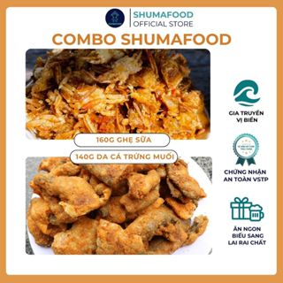  Combo Khô Ghẹ Sữa 160g + Khô Da Cá Trứng Muối 140g – ShumaFood -  Ăn Vặt Mặn Ngọt Lạ Miệng 