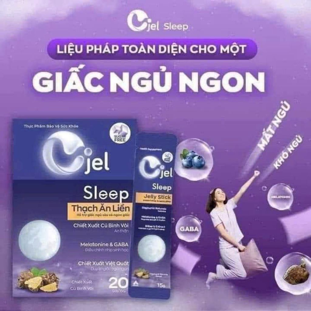 Cjel Sleep CPC1 Hà Nội 20 gói x 15g - Hỗ trợ an thần, giúp dễ ngủ