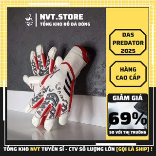  Găng tay thủ môn Predator Hybrid 2025 Loại 1 siêu dính không xương cao cấp găng tay bắt gôn Ver 1 trẻ em giá rẻ 
