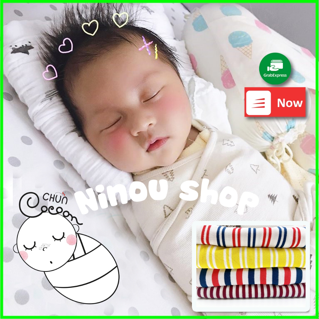 [KÈM QUÀ TẶNG] Quấn Chũn Thần Thánh CoCoon Chính Hãng Cho Bé Giúp Bé Ngủ Ngon, Sâu Giấc NinouShop