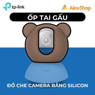  Ốp Trang Trí Camera Tapo Trong Nhà Tai Gấu Chất Màu Nâu 
