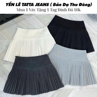   Hàng QCL1   Chân Váy Xếp Ly Dạ YENLE TATTA Cao Cấp Dày Dặn  Tặng Tag Đá Cài   Hàng QCCC chơi thể thao #Pickleball #teni 