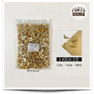 [ SỈ ] 1Kg Bọc Góc/Nẹp Góc/Bo Góc Kim Loại - Dùng Đóng Bìa Cứng, Sổ Tay, Luận Văn, Lịch