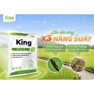 KING Xử lý lúa lộn, lúa ma, lúa 2 tầng (SP0087) Chế phẩm sinh học ASIA 410g
