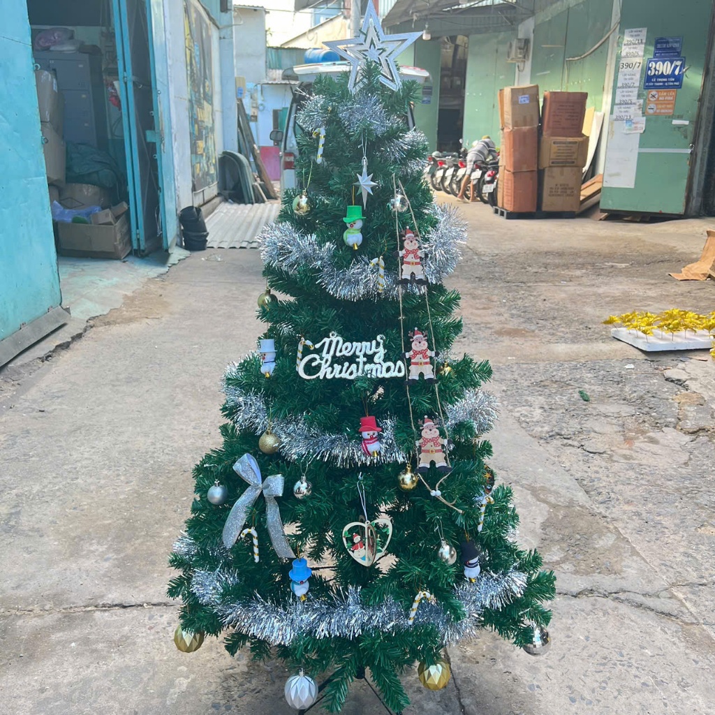 Set Phụ Kiện Treo Trang Trí Cây Thông Noel SET10 Cao 2.1m