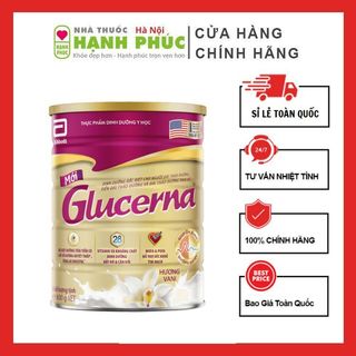  Sữa bột Glucerna hương vani 800g Abbott dành cho người tiểu đường 
