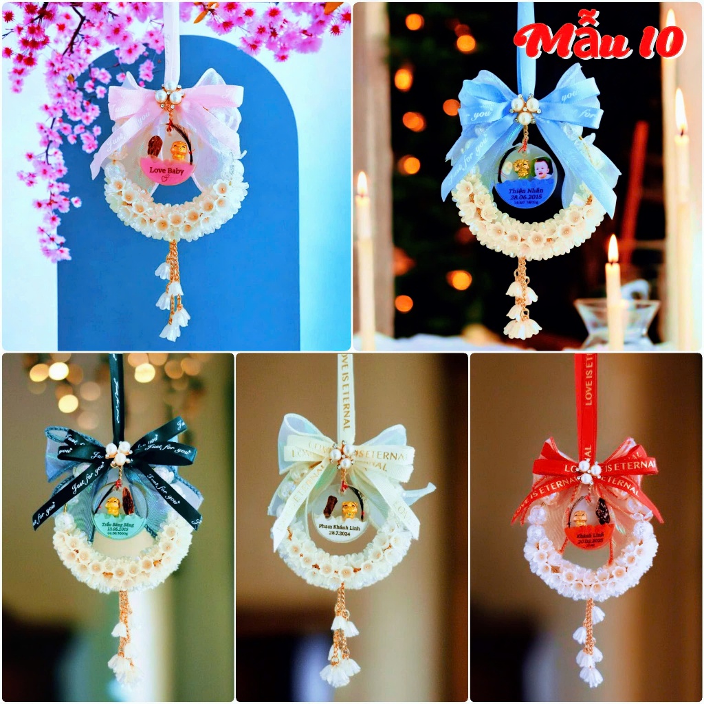 Lưu giữ cuống rốn kèm charm con giáp, móc treo trang trí, lưu giữ cuống rốn và tóc máu cho bé