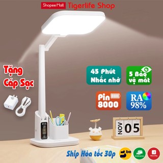  Đèn Học chống cận Tigerlife Đèn học để bàn Chống Mỏi Mắt Điều Chỉnh Độ Sáng Chế độ đọc sách 45p 