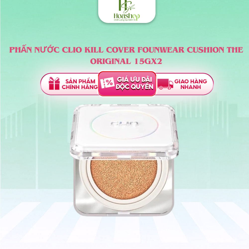 Phấn Nước Clio Kill Cover Founwear Cushion The Original SPF50+ PA+++