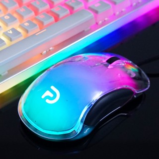  CHUỘT GAMING CRYSTAL G702 LED RGB TRONG SUỐT CHÍNH HÃNG 