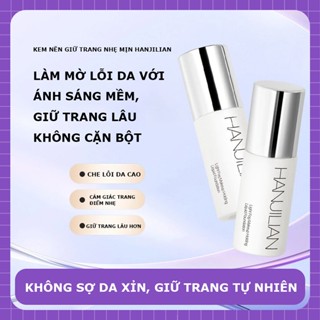  HANJILIAN Kem nền che khuyết điểm mạnh mẽ che phủ hoàn hảo bền màu không trôi giúp làm sáng da 