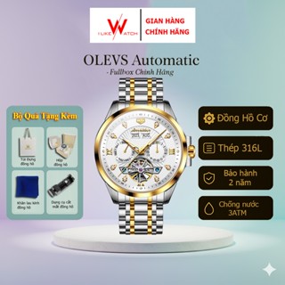 Đồng hồ nam lộ cơ automatic JSDUN cao cấp hiện đại full hộp,Đồng hồ đeo tay dây thép chống nước quà tặng bạn trai