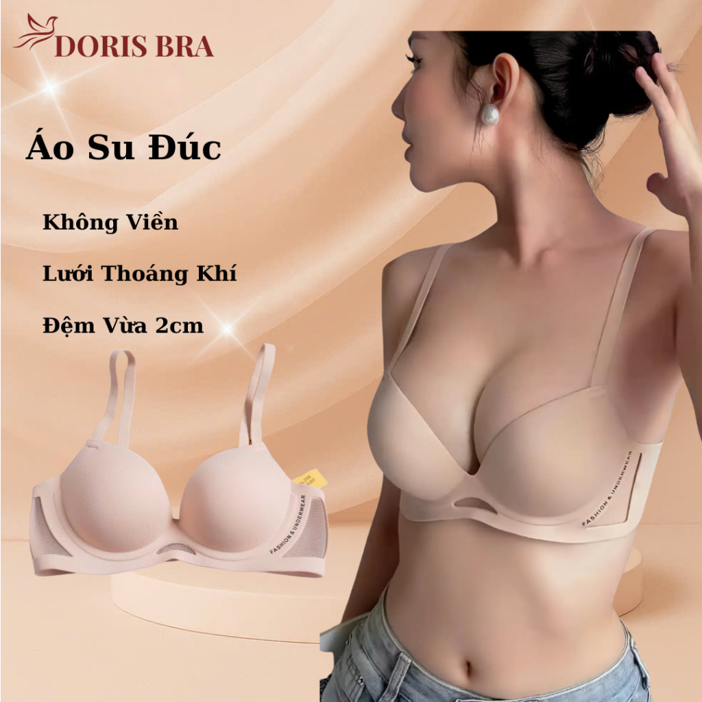 [TĂNG SIZE]Áo lót nữ, Áo ngực AL251 su đệm mỏng ôm ngực dành cho ngực to